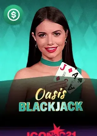 Oasis Blackjack live game cover