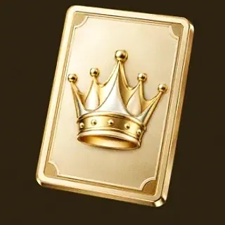 Crowned casino card — Stay