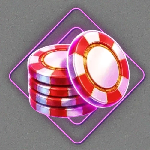 Poker table with cards