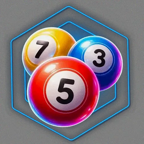 Numbered bingo balls
