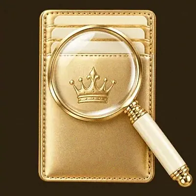 Wallet and magnifier — Stay