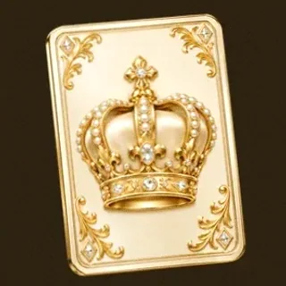 Royal crown card — Stay
