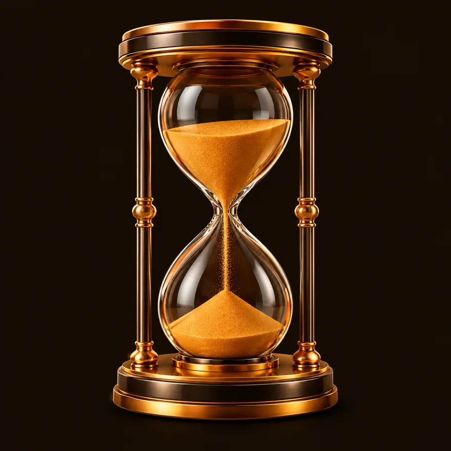 Ornate hourglass — Stay