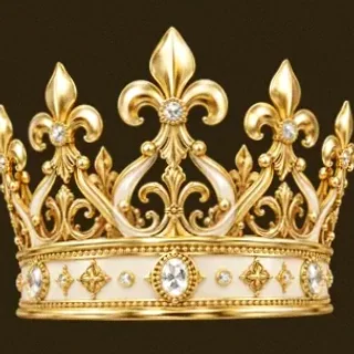 Jeweled royal crown — Stay