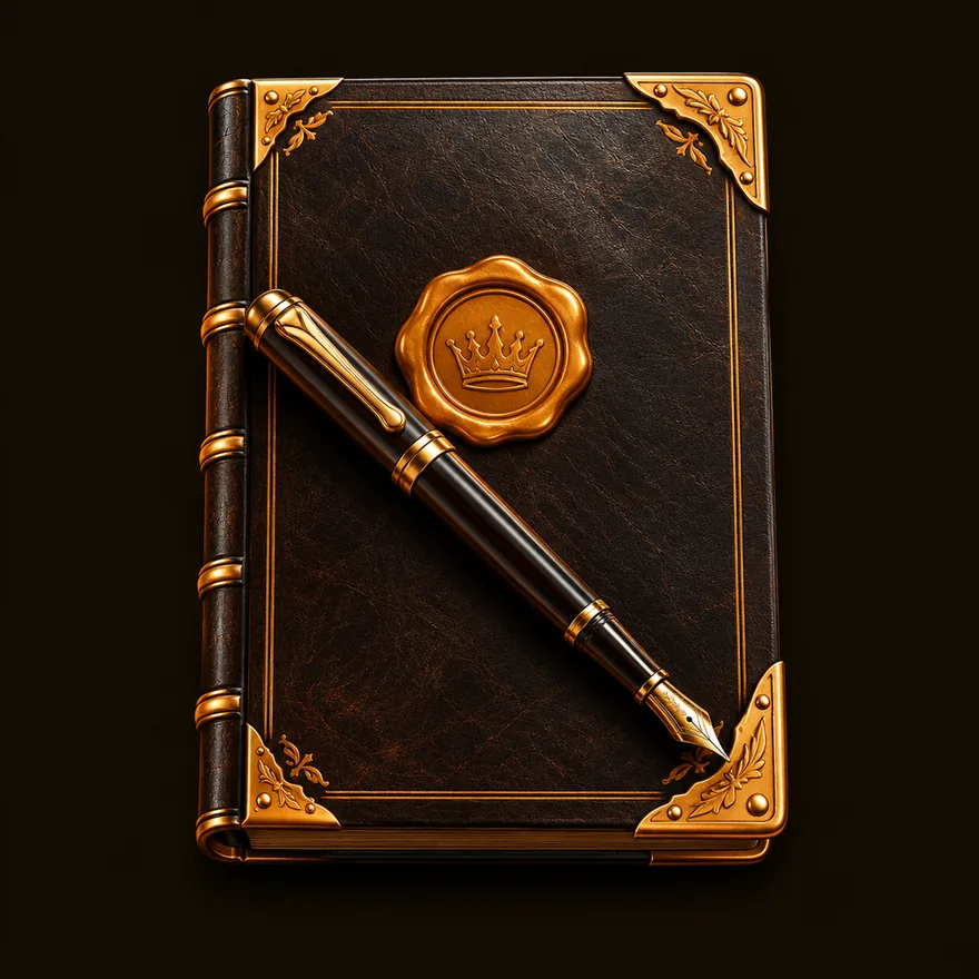 Leather casino ledger — Stay