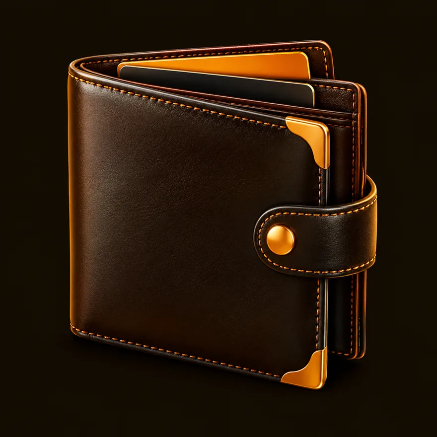 Leather wallet — Stay